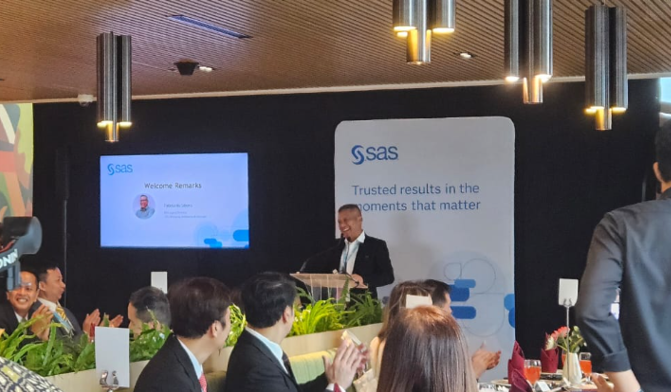 Proceedings were kicked off by Febrianto Siboro, Managing Director for SAS Malaysia, Indonesia, and Vietnam.