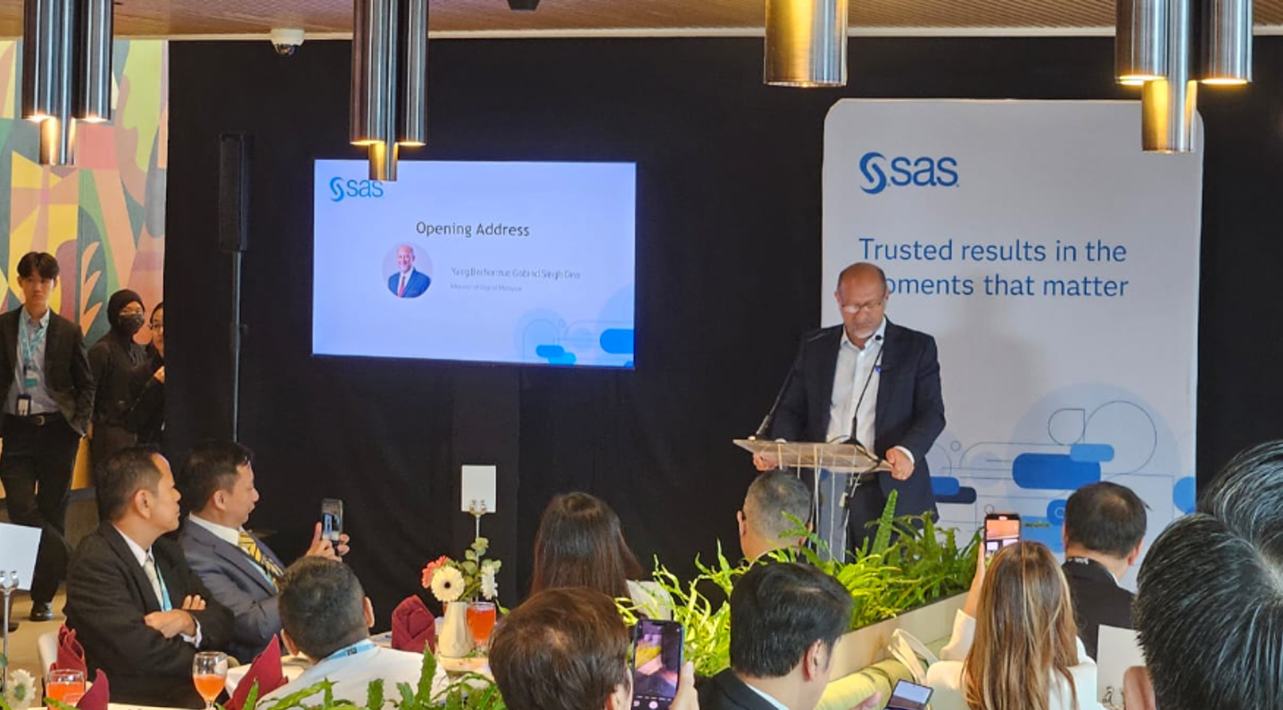 As a sign of how significant SAS's commitment to Malaysia is, Minister of Digital Gobind Singh Deo was on hand to give a keynote speech