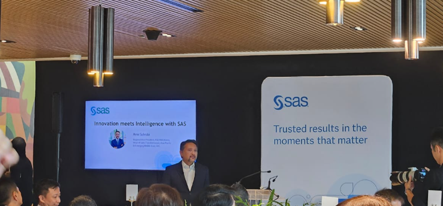 The official opening event concluded with a presentation by Amir Sohrabi, Regional Vice President and Head of Digital Transformation, Emerging EMEA and Asia, SAS Institute.